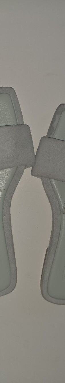 Steve Madden Light Gray Suede Single-Strap Slide Sandals - Women's